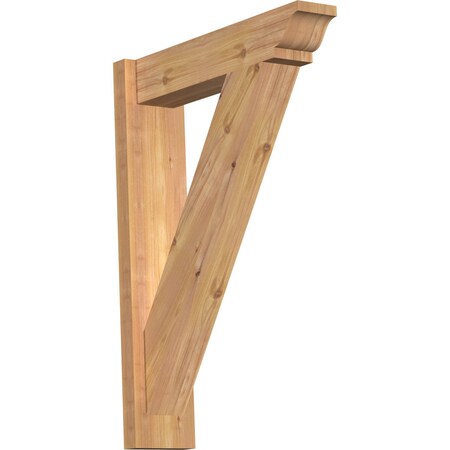 Ekena Millwork Traditional Smooth Traditional Outlooker, Western Red Cedar, 5 1/2"W x 22"D x 30"H OUT06X22X30TRA01SWR